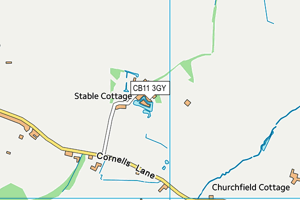 CB11 3GY map - OS VectorMap District (Ordnance Survey) CB11 3GY map - OS VectorMap District (Ordnance Survey)