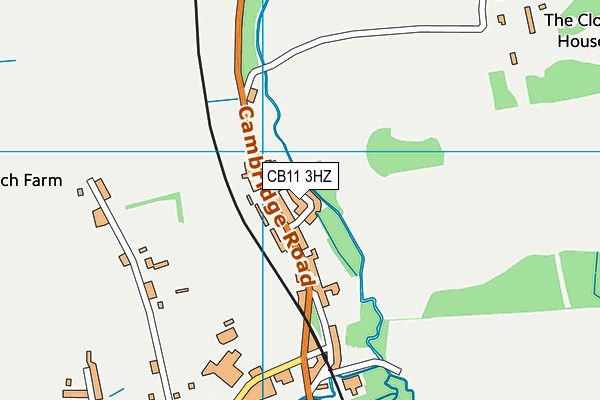 CB11 3HZ map - OS VectorMap District (Ordnance Survey) CB11 3HZ map - OS VectorMap District (Ordnance Survey)