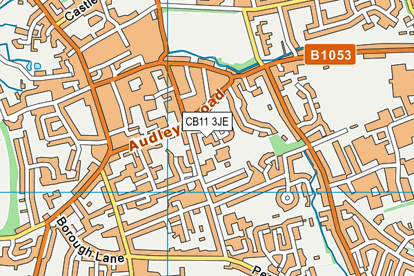 CB11 3JE map - OS VectorMap District (Ordnance Survey) CB11 3JE map - OS VectorMap District (Ordnance Survey)