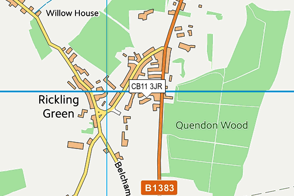 CB11 3JR map - OS VectorMap District (Ordnance Survey) CB11 3JR map - OS VectorMap District (Ordnance Survey)