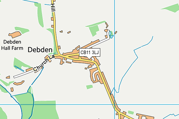 CB11 3LJ map - OS VectorMap District (Ordnance Survey) CB11 3LJ map - OS VectorMap District (Ordnance Survey)