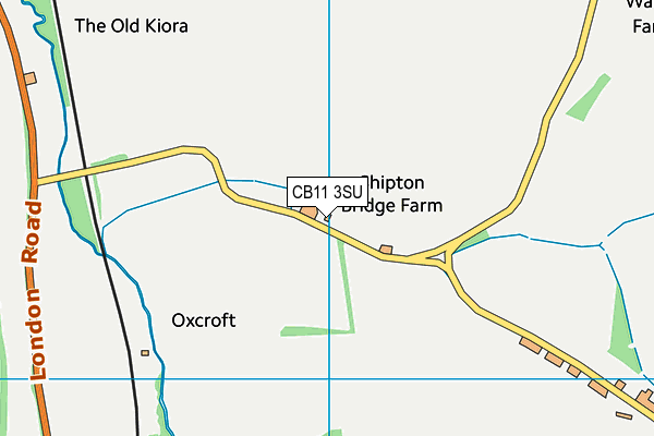 CB11 3SU map - OS VectorMap District (Ordnance Survey) CB11 3SU map - OS VectorMap District (Ordnance Survey)