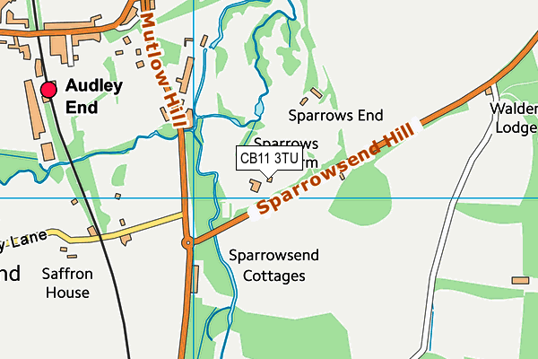 CB11 3TU map - OS VectorMap District (Ordnance Survey) CB11 3TU map - OS VectorMap District (Ordnance Survey)
