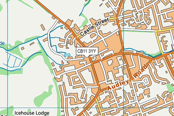 CB11 3YY map - OS VectorMap District (Ordnance Survey) CB11 3YY map - OS VectorMap District (Ordnance Survey)
