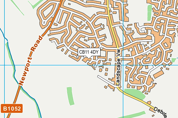 CB11 4DY map - OS VectorMap District (Ordnance Survey) CB11 4DY map - OS VectorMap District (Ordnance Survey)