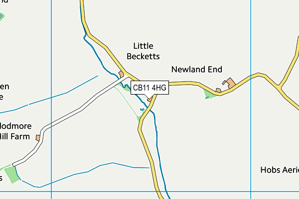 CB11 4HG map - OS VectorMap District (Ordnance Survey) CB11 4HG map - OS VectorMap District (Ordnance Survey)