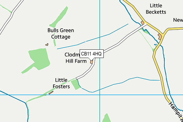 CB11 4HQ map - OS VectorMap District (Ordnance Survey) CB11 4HQ map - OS VectorMap District (Ordnance Survey)