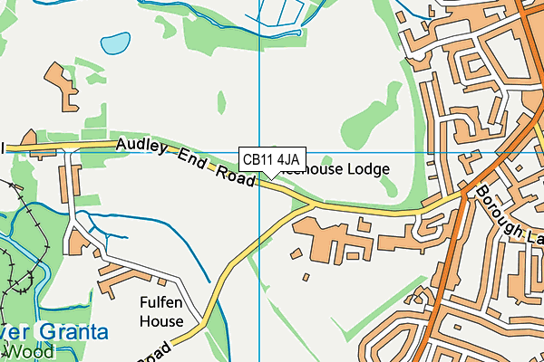 CB11 4JA map - OS VectorMap District (Ordnance Survey) CB11 4JA map - OS VectorMap District (Ordnance Survey)