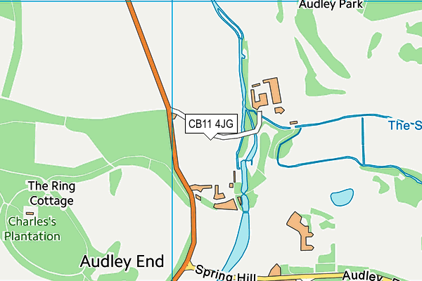 CB11 4JG map - OS VectorMap District (Ordnance Survey) CB11 4JG map - OS VectorMap District (Ordnance Survey)