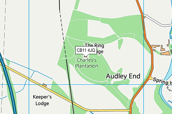 CB11 4JQ map - OS VectorMap District (Ordnance Survey) CB11 4JQ map - OS VectorMap District (Ordnance Survey)