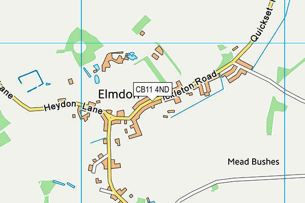 CB11 4ND map - OS VectorMap District (Ordnance Survey) CB11 4ND map - OS VectorMap District (Ordnance Survey)