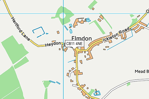 CB11 4NE map - OS VectorMap District (Ordnance Survey) CB11 4NE map - OS VectorMap District (Ordnance Survey)