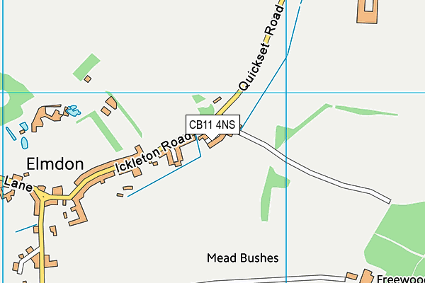 CB11 4NS map - OS VectorMap District (Ordnance Survey) CB11 4NS map - OS VectorMap District (Ordnance Survey)