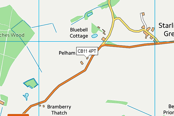 CB11 4PT map - OS VectorMap District (Ordnance Survey) CB11 4PT map - OS VectorMap District (Ordnance Survey)