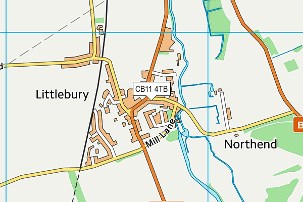 CB11 4TB map - OS VectorMap District (Ordnance Survey) CB11 4TB map - OS VectorMap District (Ordnance Survey)