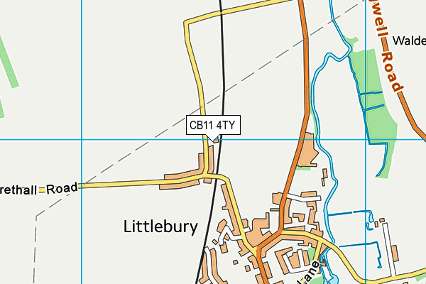 CB11 4TY map - OS VectorMap District (Ordnance Survey) CB11 4TY map - OS VectorMap District (Ordnance Survey)