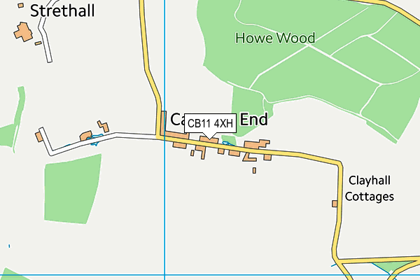 CB11 4XH map - OS VectorMap District (Ordnance Survey) CB11 4XH map - OS VectorMap District (Ordnance Survey)