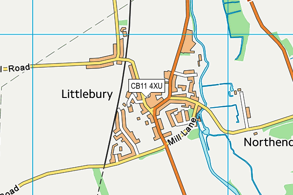 CB11 4XU map - OS VectorMap District (Ordnance Survey) CB11 4XU map - OS VectorMap District (Ordnance Survey)
