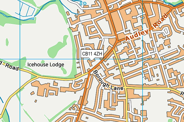 CB11 4ZH map - OS VectorMap District (Ordnance Survey) CB11 4ZH map - OS VectorMap District (Ordnance Survey)