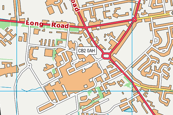 CB2 0AH map - OS VectorMap District (Ordnance Survey) CB2 0AH map - OS VectorMap District (Ordnance Survey)