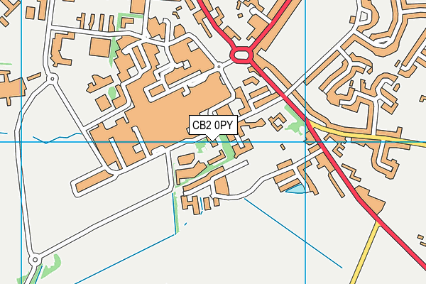 CB2 0PY map - OS VectorMap District (Ordnance Survey) CB2 0PY map - OS VectorMap District (Ordnance Survey)