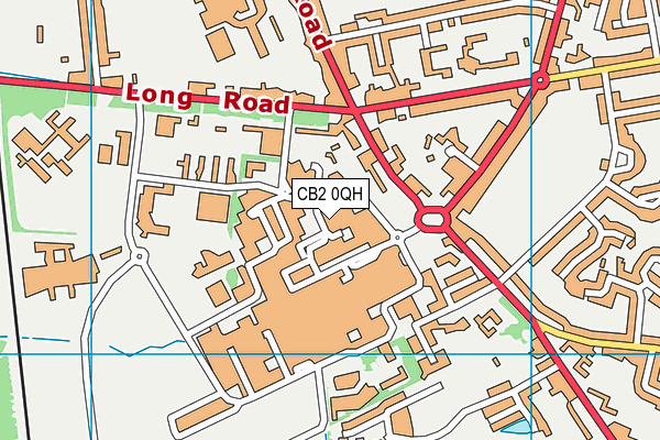 CB2 0QH map - OS VectorMap District (Ordnance Survey) CB2 0QH map - OS VectorMap District (Ordnance Survey)
