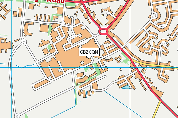 CB2 0QN map - OS VectorMap District (Ordnance Survey) CB2 0QN map - OS VectorMap District (Ordnance Survey)