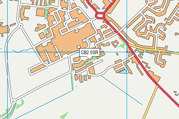 CB2 0SR map - OS VectorMap District (Ordnance Survey) CB2 0SR map - OS VectorMap District (Ordnance Survey)