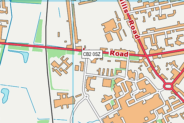 CB2 0SZ map - OS VectorMap District (Ordnance Survey) CB2 0SZ map - OS VectorMap District (Ordnance Survey)