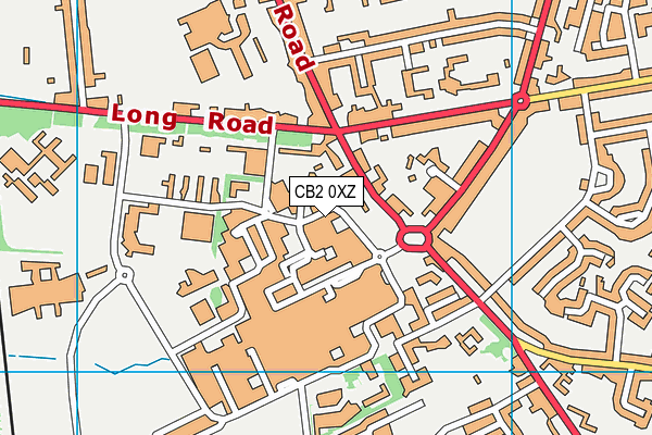 CB2 0XZ map - OS VectorMap District (Ordnance Survey) CB2 0XZ map - OS VectorMap District (Ordnance Survey)