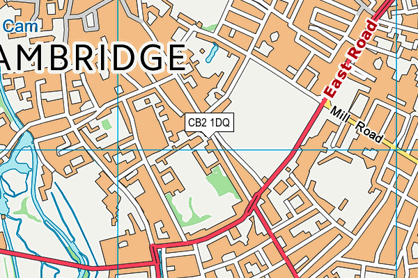 CB2 1DQ map - OS VectorMap District (Ordnance Survey) CB2 1DQ map - OS VectorMap District (Ordnance Survey)