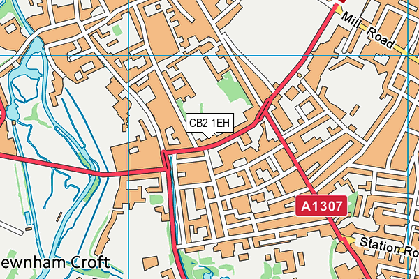 CB2 1EH map - OS VectorMap District (Ordnance Survey) CB2 1EH map - OS VectorMap District (Ordnance Survey)