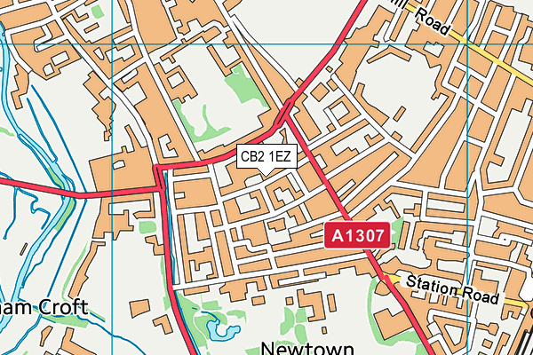 CB2 1EZ map - OS VectorMap District (Ordnance Survey) CB2 1EZ map - OS VectorMap District (Ordnance Survey)