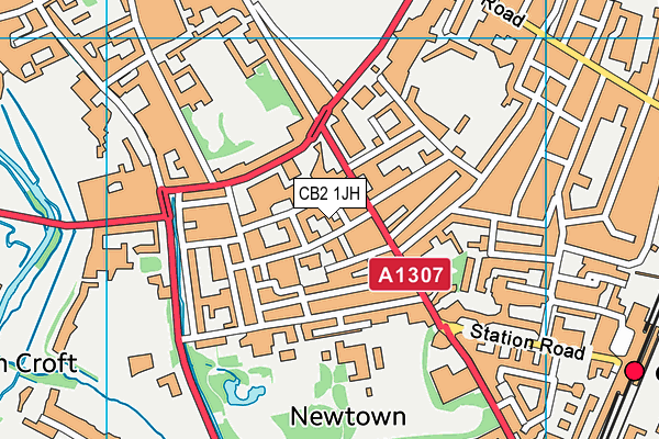 CB2 1JH map - OS VectorMap District (Ordnance Survey) CB2 1JH map - OS VectorMap District (Ordnance Survey)