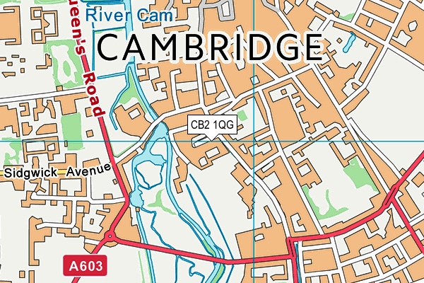 CB2 1QG map - OS VectorMap District (Ordnance Survey) CB2 1QG map - OS VectorMap District (Ordnance Survey)