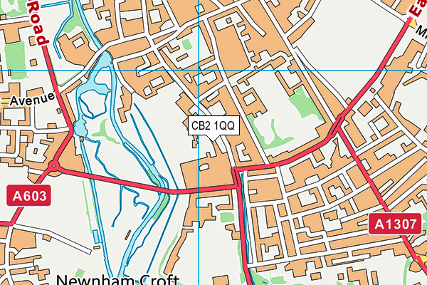 CB2 1QQ map - OS VectorMap District (Ordnance Survey) CB2 1QQ map - OS VectorMap District (Ordnance Survey)