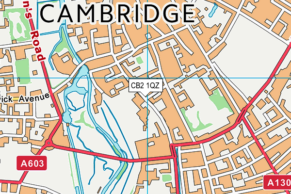 CB2 1QZ map - OS VectorMap District (Ordnance Survey) CB2 1QZ map - OS VectorMap District (Ordnance Survey)