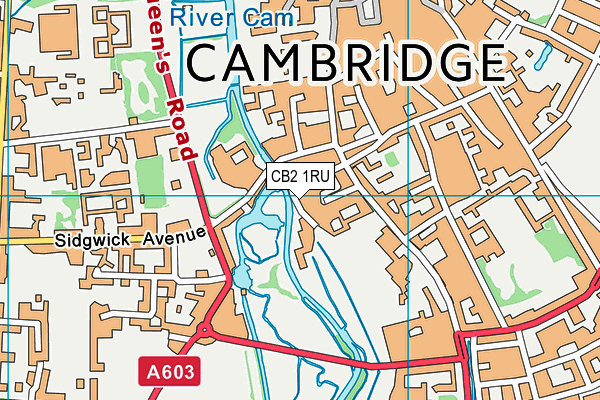 CB2 1RU map - OS VectorMap District (Ordnance Survey) CB2 1RU map - OS VectorMap District (Ordnance Survey)
