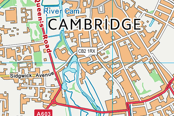 CB2 1RX map - OS VectorMap District (Ordnance Survey) CB2 1RX map - OS VectorMap District (Ordnance Survey)