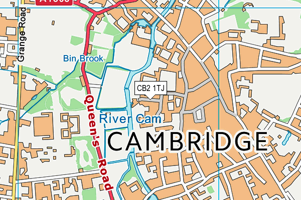 CB2 1TJ map - OS VectorMap District (Ordnance Survey) CB2 1TJ map - OS VectorMap District (Ordnance Survey)