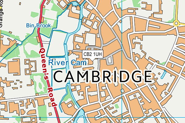CB2 1UH map - OS VectorMap District (Ordnance Survey) CB2 1UH map - OS VectorMap District (Ordnance Survey)
