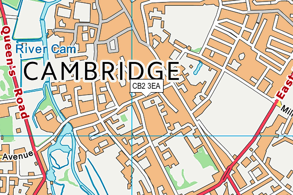 CB2 3EA map - OS VectorMap District (Ordnance Survey) CB2 3EA map - OS VectorMap District (Ordnance Survey)