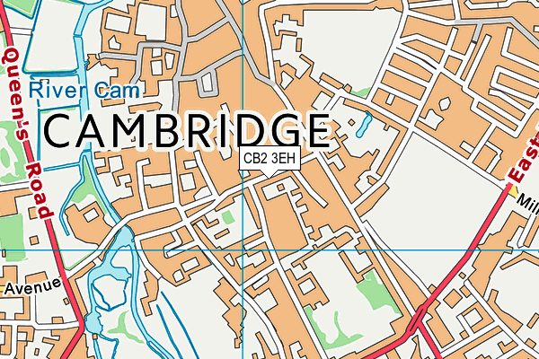 CB2 3EH map - OS VectorMap District (Ordnance Survey) CB2 3EH map - OS VectorMap District (Ordnance Survey)