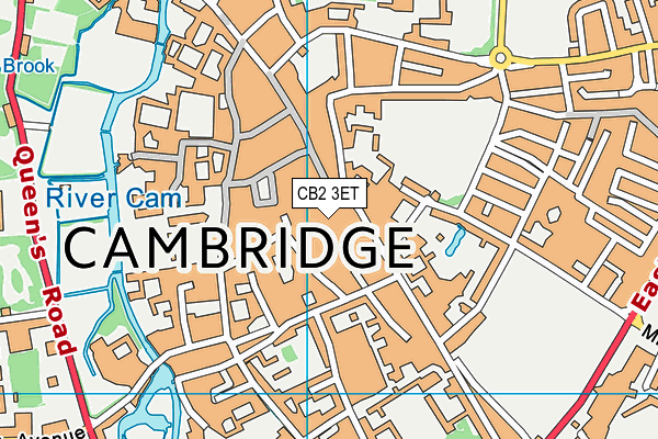 CB2 3ET map - OS VectorMap District (Ordnance Survey) CB2 3ET map - OS VectorMap District (Ordnance Survey)