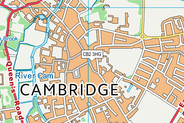 CB2 3HG map - OS VectorMap District (Ordnance Survey) CB2 3HG map - OS VectorMap District (Ordnance Survey)