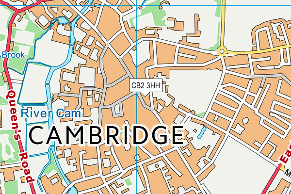 CB2 3HH map - OS VectorMap District (Ordnance Survey) CB2 3HH map - OS VectorMap District (Ordnance Survey)