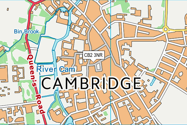 CB2 3NR map - OS VectorMap District (Ordnance Survey) CB2 3NR map - OS VectorMap District (Ordnance Survey)