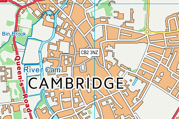 CB2 3NZ map - OS VectorMap District (Ordnance Survey) CB2 3NZ map - OS VectorMap District (Ordnance Survey)