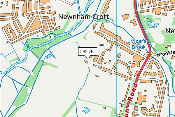 CB2 7EJ map - OS VectorMap District (Ordnance Survey) CB2 7EJ map - OS VectorMap District (Ordnance Survey)