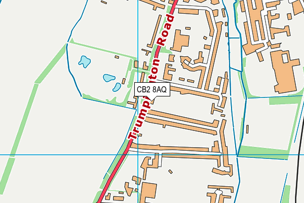 CB2 8AQ map - OS VectorMap District (Ordnance Survey) CB2 8AQ map - OS VectorMap District (Ordnance Survey)